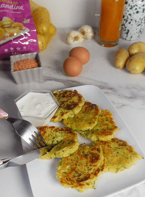 galettes de pommes de terre végétariennes