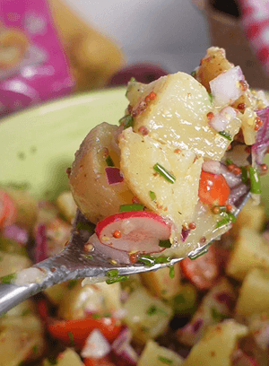 salade composée à base de pommes de terre