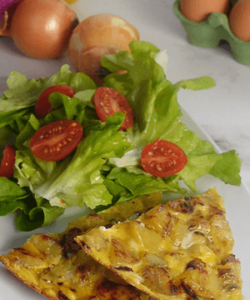 tortilla espagnole de pommes de terre