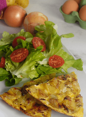 tortilla espagnole de pommes de terre